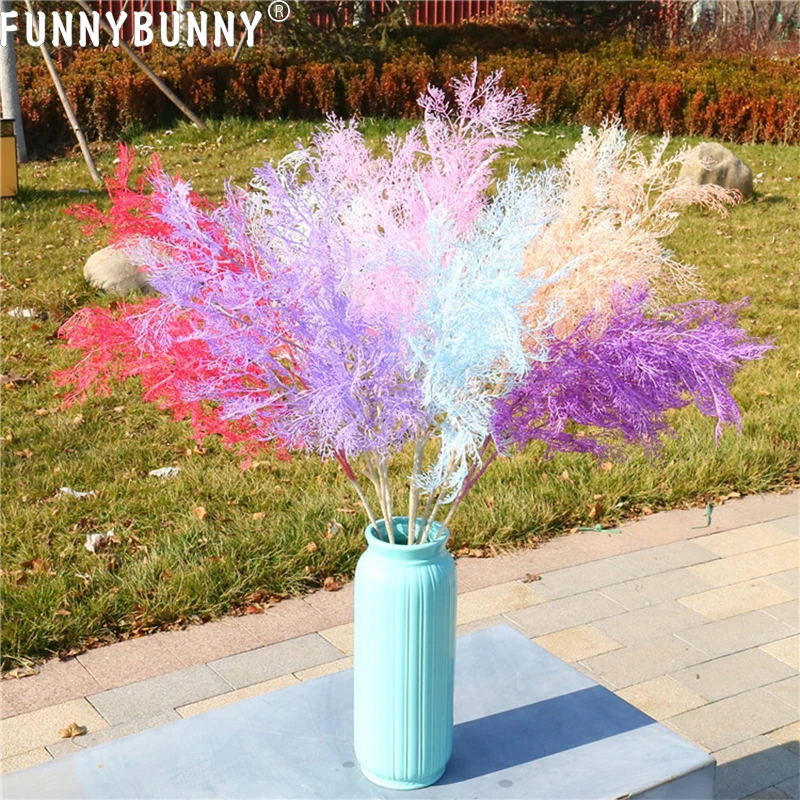 FUNNYBUNNY свадебные сцены имитация Мисти цветы искусственные растения для дома