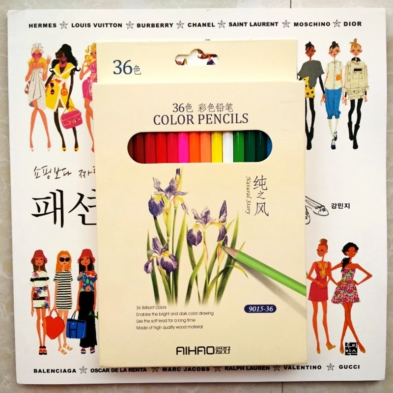 96 страниц английские стильные книги раскраска для детей и взрослых модная