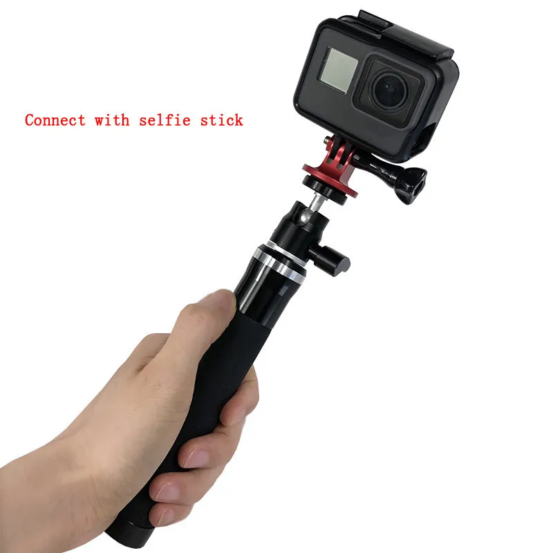 Адаптер из алюминиевого сплава с ЧПУ для штатива GoPro 8 7 6 5 4 SJCAM Yi 4K SONY Go pro Hero DJI Набор