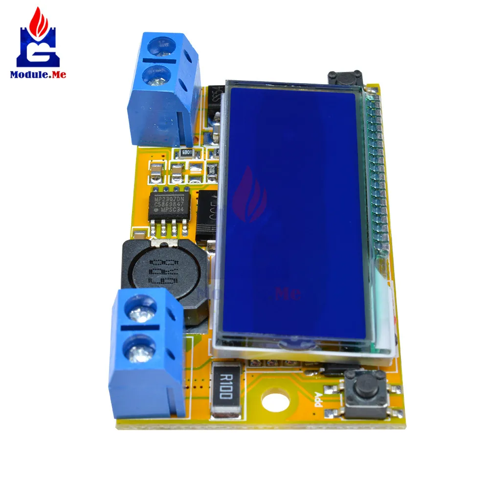 DC-DC 3а STN цифровой дисплей lcd понижающий модуль питания регулируемый 5-23 В до 0-16,5 в напряжение тока понижающая плата