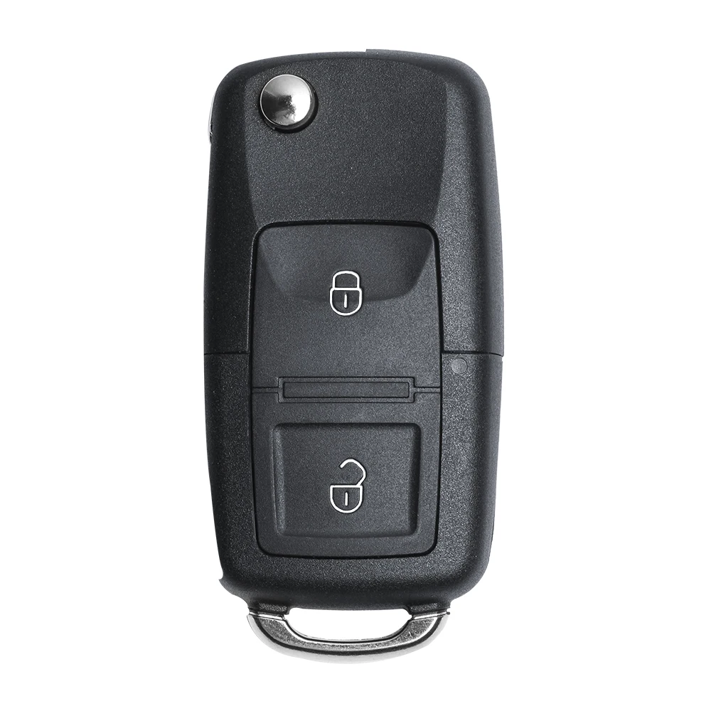 Keyecu флип дистанционный ключ 2 кнопки 434 МГц ID48 чип для Jetta Passat Golf Beetle Bora 2002-2005 1J0 959 753