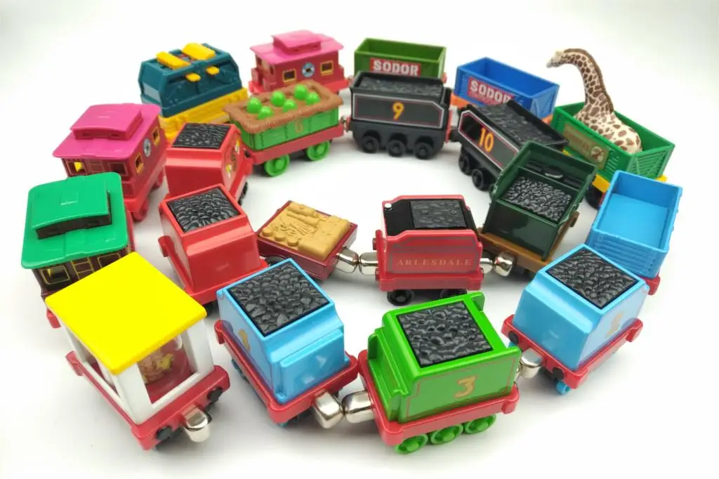 Классический игрушечный поезд для литья под давлением 1: 64 Vihcle Railway Trian набор
