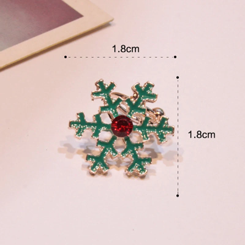 Модные рождественские серьги Wukaka для девочек эмалированные в виде Санта-Клауса