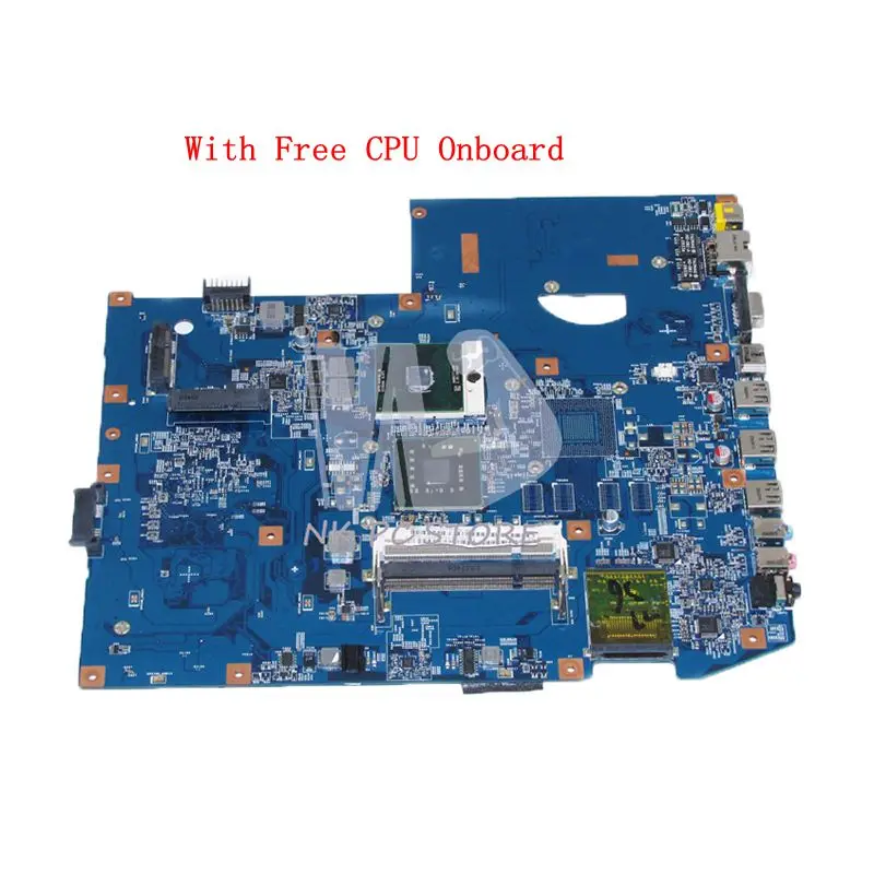 NOKOTION MBPJB01001 MB. PJB01.001 для acer aspire 7736 7736z материнская плата для ноутбука 48.4FX01.01M GL40 DDR2 Бесплатный процессор