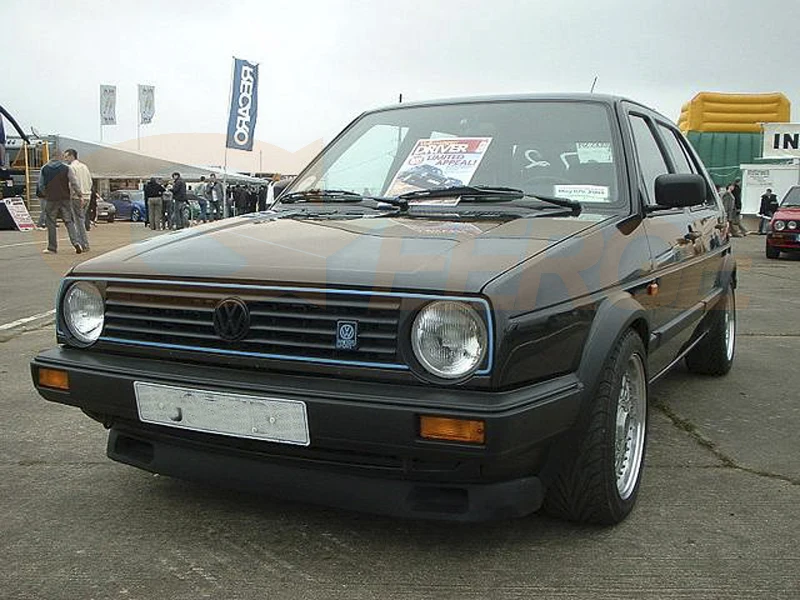 Для Volkswagen VW Golf Mk1 Mk2 GTI евро фара 1974-1992 RF Bluetooth контроллер многоцветный ультра яркий RGB светодиодный ангельские глазки