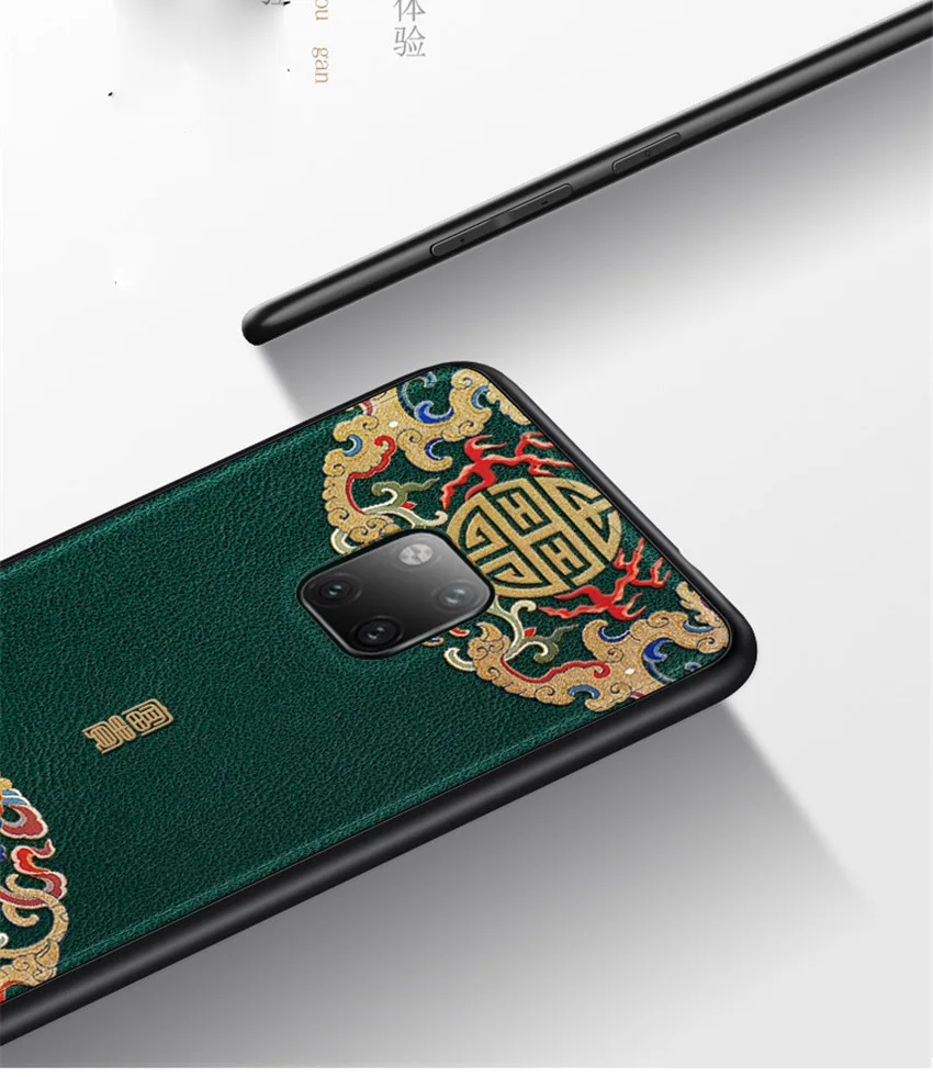 Aixuan кожаный чехол для huawei mate 20 Pro Чехол для Телефона 3D тиснение узорная кожа силиконовый чехол s для huawei mate 20 Capa