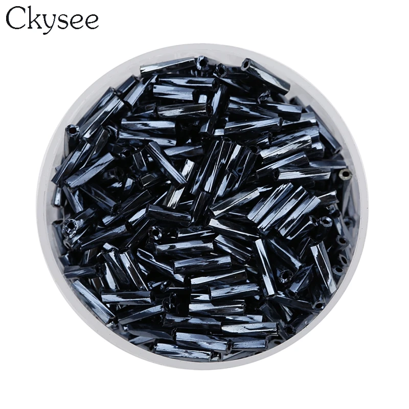 Бисер с длинной трубкой Ckysee 1000 шт./лот 0 5 мм прозрачный бисер из чешского стекла