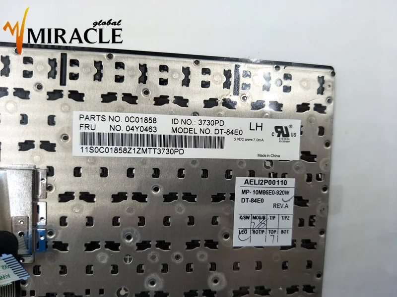 Клавиатура для ноутбука Repair You Life Lenovo Thinkpad X121E X130E x131e X140E SP с красной точкой