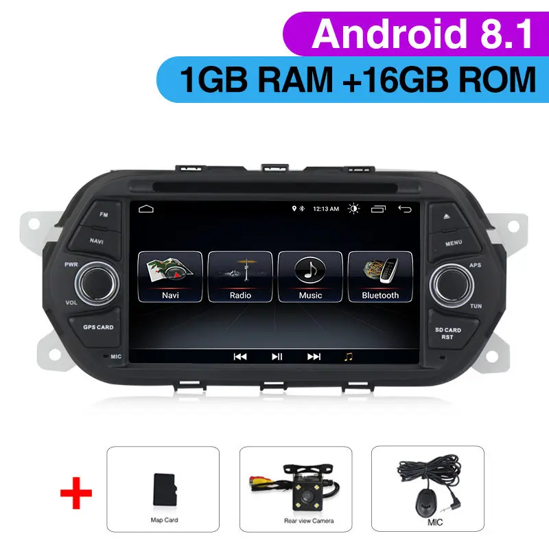 Car dvd Camera Новинка! Android 9,1 автомобильный Радио мультимедийный плеер gps навигация для Fiat Tipo Egea Tipo wifi RDS SD gps с бесплатными картами MIC - Цвет: Car dvd Camera