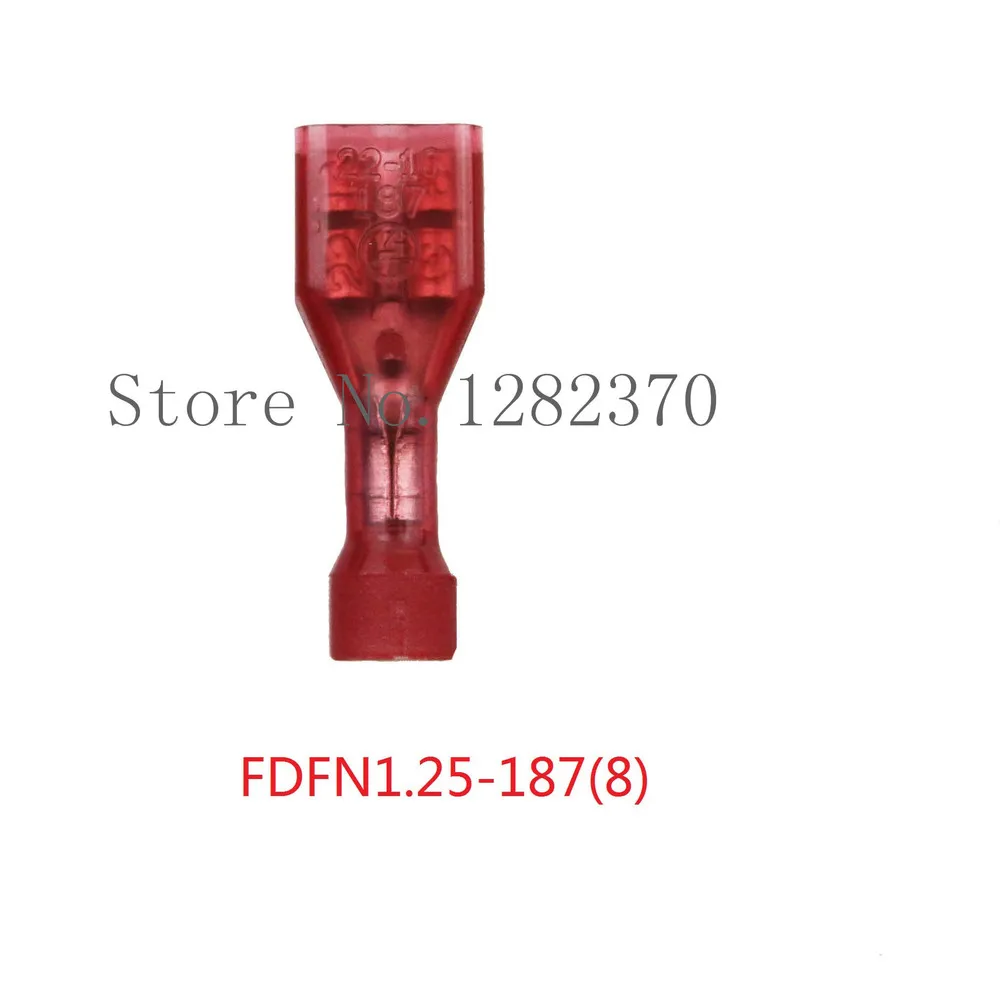 

[SA] High quality nylon 4.8 4.8 Fully Insulated female plug fully insulated plug spring terminals for 16-22AWG Line --200PCS/LO