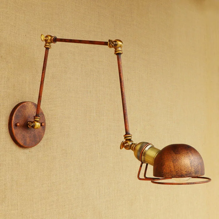 Настенная лампа Эдисона с длинным поворотным кронштейном 110 220 В|edison wall lamp|wall lamparm