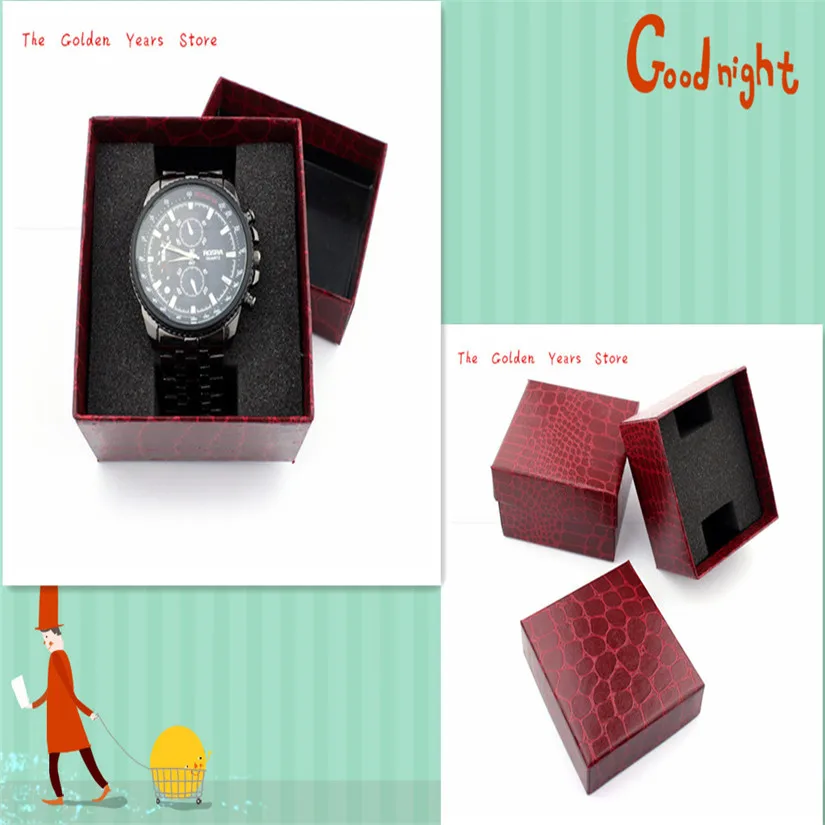 Подарки 2019 Модный уникальный дизайн Крокодил Прочный Подарочная коробка для браслетов Браслеты Ювелирные часы в наличии 661D21.