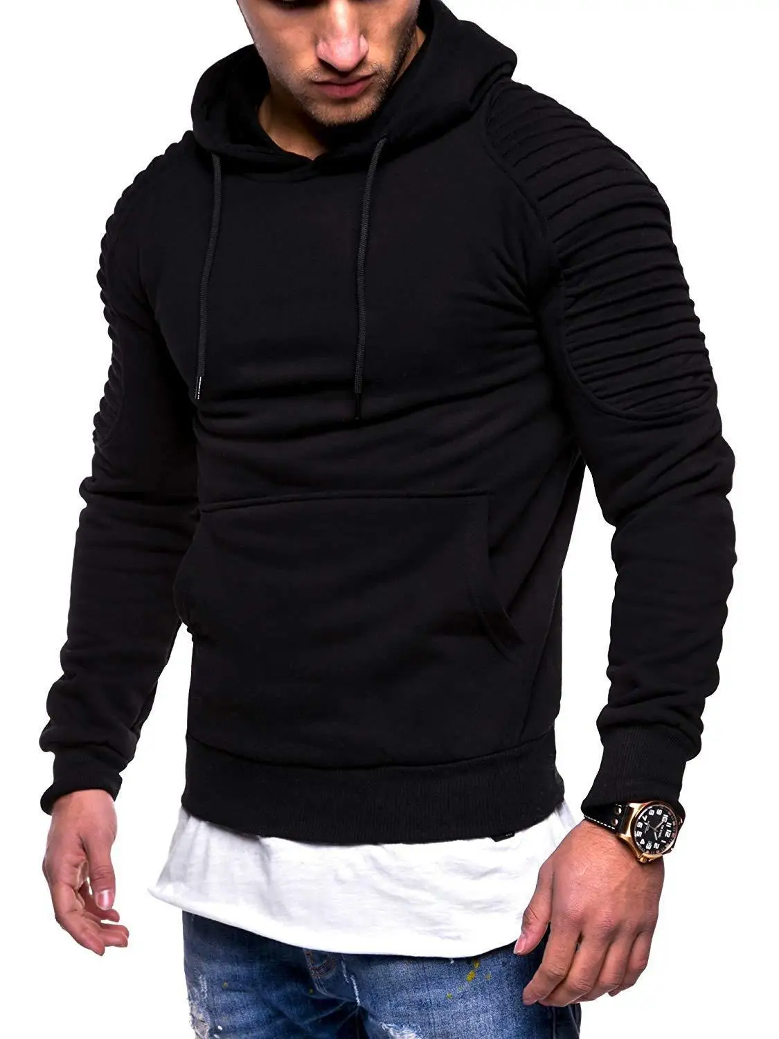 Pullovers Hoodies Men Autumn Hooded Raglan Sleeve Mans Sweatshirts Hip Hops Males Casual Hombre Jacket Winter | Мужская одежда