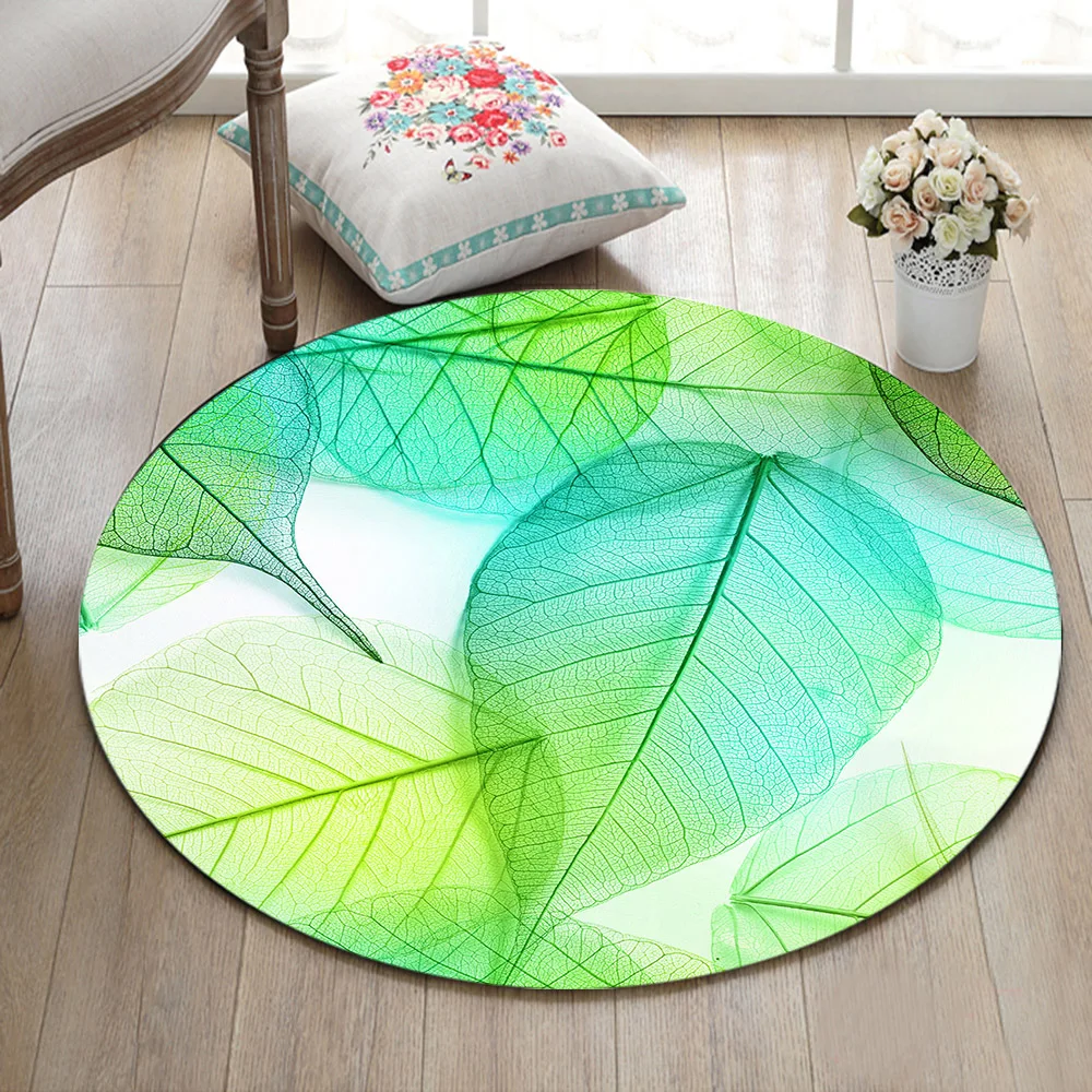 Круглый коврик для гостиной напольный детская подушка комнаты кухонный