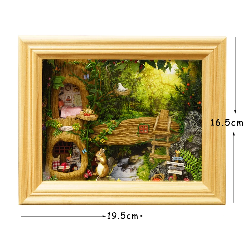Cutebee DIY миниатюрный дом с мебели светодиодный музыкальный пылезащитный чехол модель строительные блоки игрушки для детей Casa De Boneca