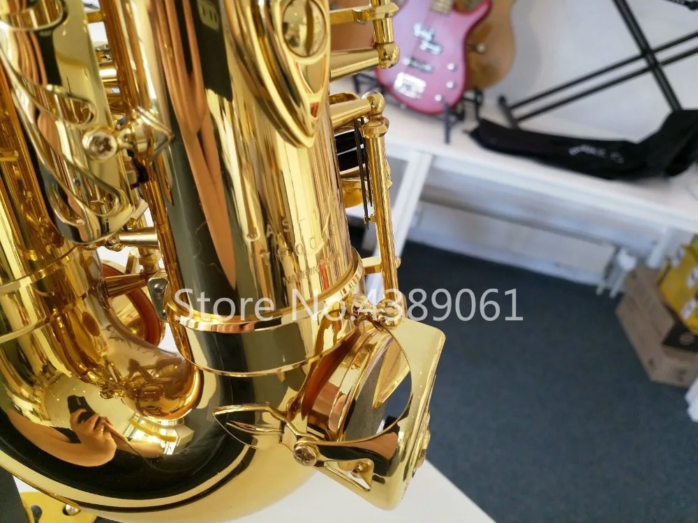 JUPITER JAS-1167 альт саксофон профессиональный Eb Tune E плоский латунный музыкальный инструмент Золотая Лаковая поверхность саксофона с Чехол