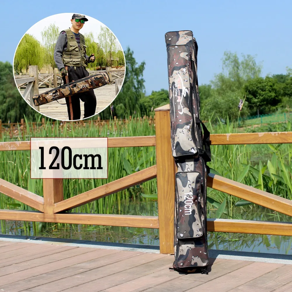 Сумка рыболовная из нейлона 80/120 см два слоя|fishing rod bag|rod bagfishing bag |