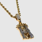 Бутик Amorita золотого цвета кулон с портретом большие ожерелья