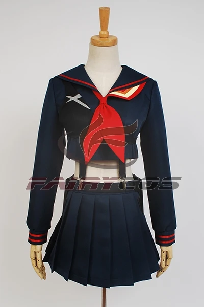 KILL La Косплэй Рюко Ryuuko Matoi костюм Senketsu наряд равномерное Хэллоуин Карнавальный