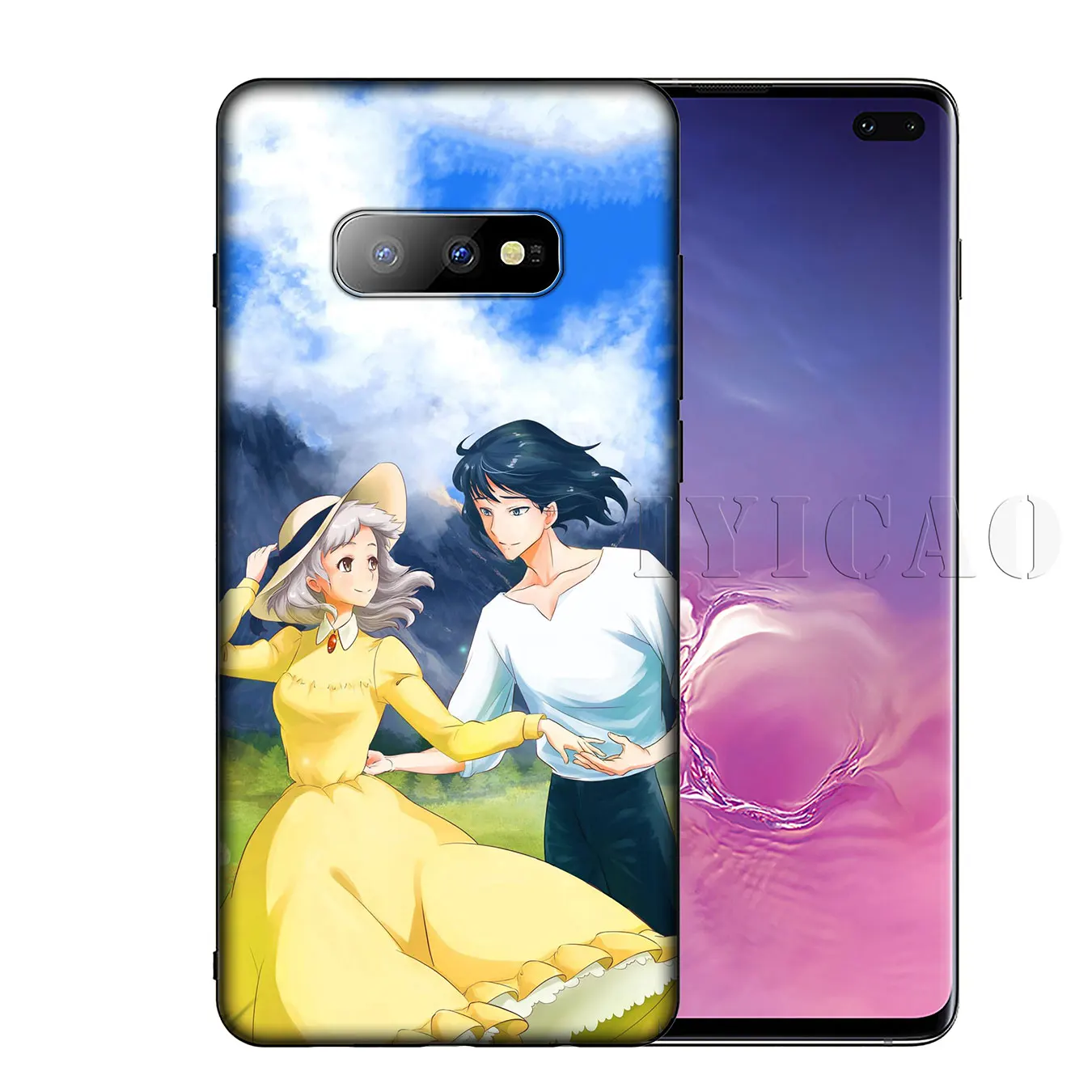 IYICAO Howl's Moving Castle Soft Silicone Phone Case for Samsung Galaxy S20 Ultra S10 Lite S9 S8 Plus S6 S7 Edge S10e Cover |