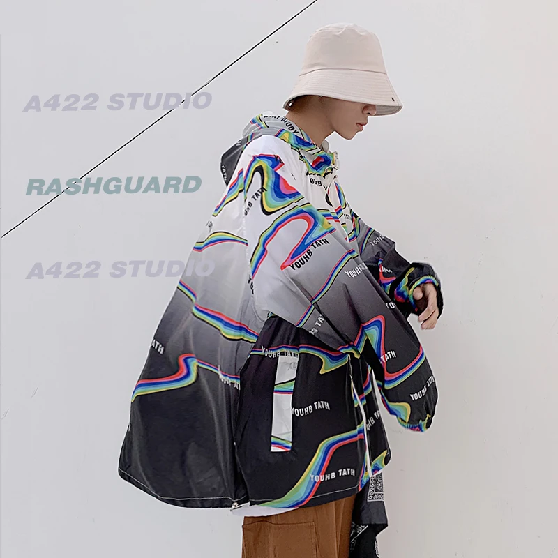 Куртка тонкая свободного покроя брендовая ультратонкая Солнцезащитная верхняя