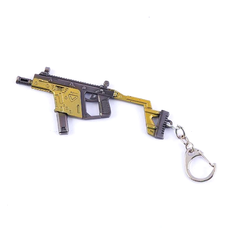 Hot Saling Diy 3D Gun Model Keyfob Weapon Keyring FPS PUBG Game Sniper Rifle Submachine Shot gun Keychain Souvenir Gift 12CM | Украшения и