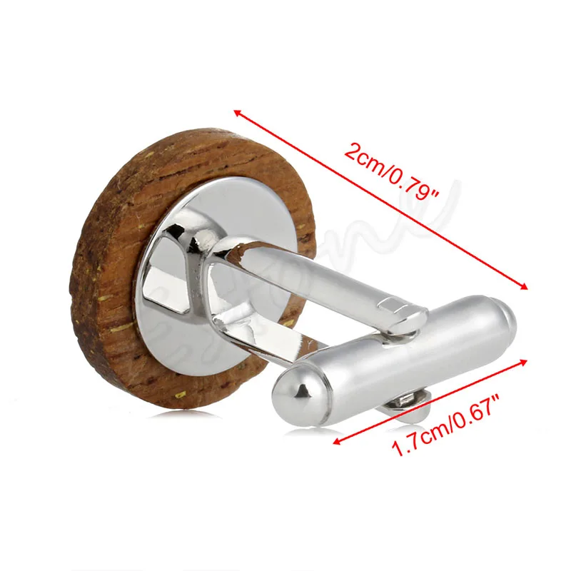 1 пара фанки деревянные Запонки пуговицы Винтажный стиль вечерние ринка