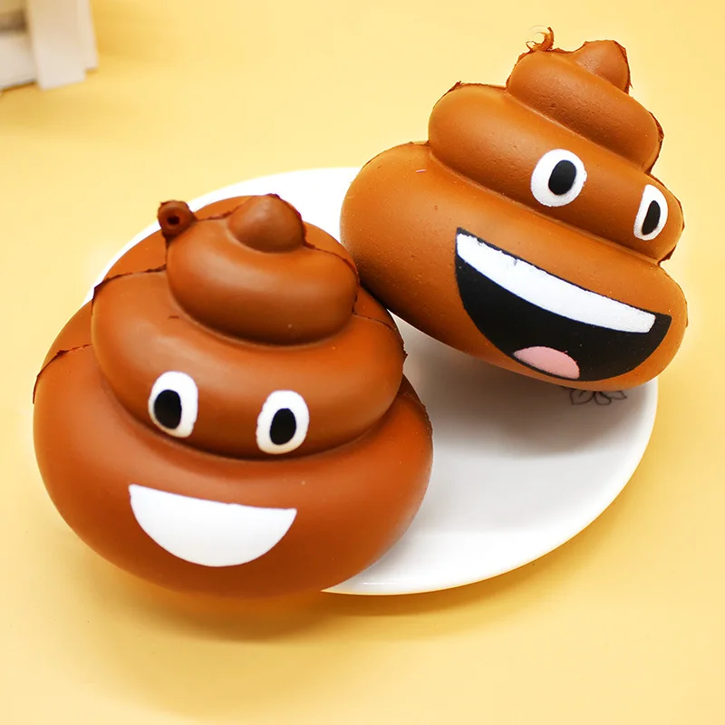 Новое поступление Детские медленно восстанавливающие игрушки Pinch Soft Poo Shits милые