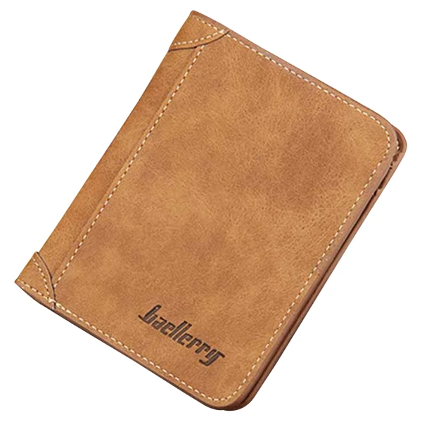 Кошелек Baellerry из искусственной кожи винтажный стильный мужской вертикальный