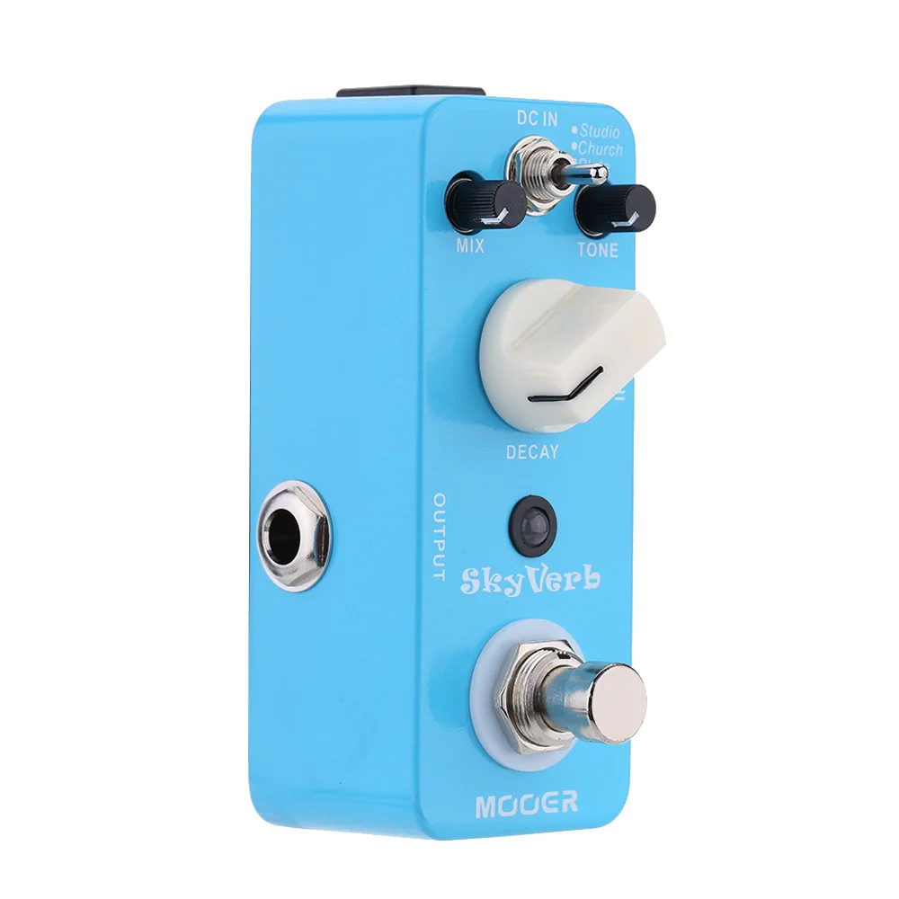 Mooer Sky Verb Micro Mini педаль эффектов реверберации для электрогитары True Bypass|effect pedal|for