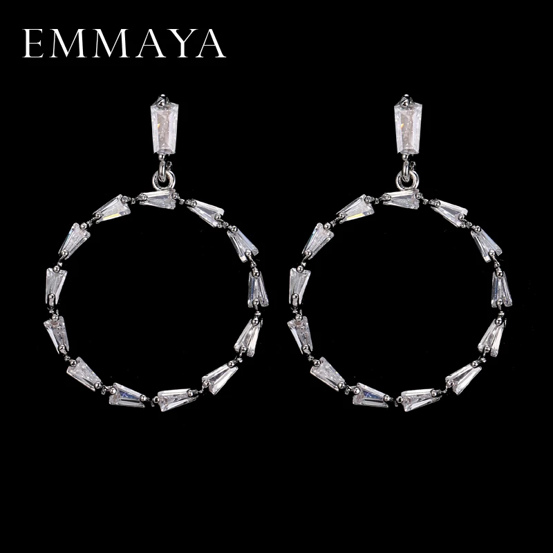 Серьги EMMAYA в романтическом стиле женские милые ювелирные украшения золотого