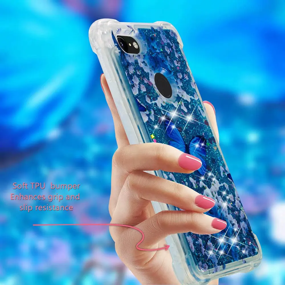 Роскошные Dyna mi c жидкость плавающие блестки чехол для телефона Xiaomi A1 A2 Lite мягкий