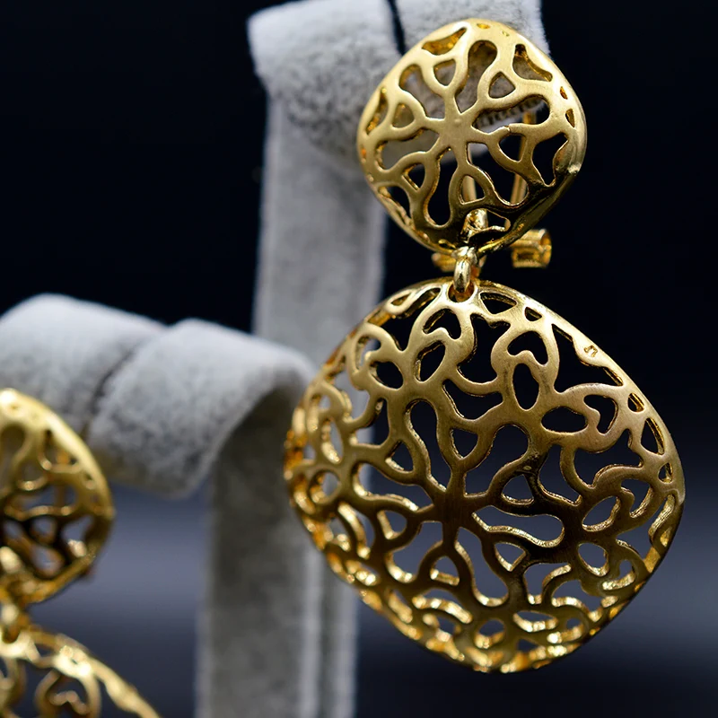 Ювелирные изделия ZEADear цветок ажурный Дубай Заявление набор ювелирных изделий 2021