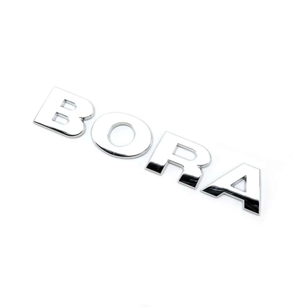 Хромированная крышка багажника OEM этикетка с надписью Bora эмблема наклейка для VW