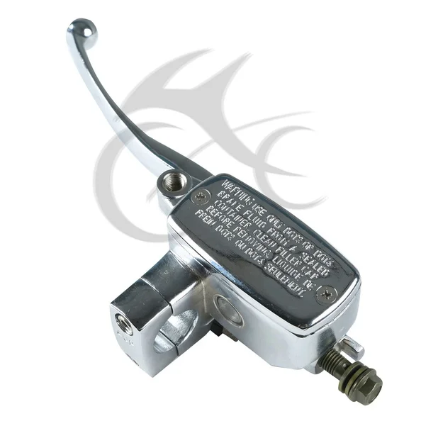 Для мотоцикла хромовый Универсальный левый Главный цилиндр для рулевых стержней