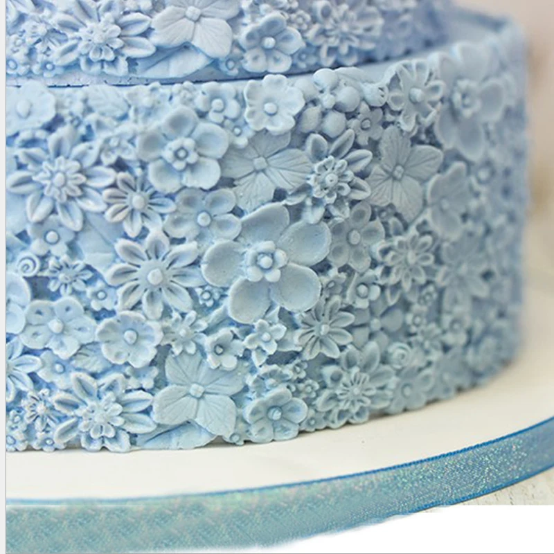 Силиконовая форма для крупных цветов кружева помадки инструмент украшения