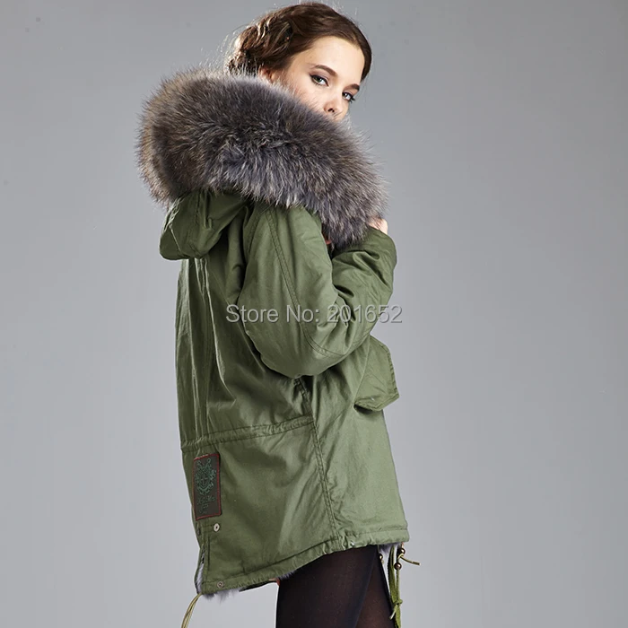 Зимняя женская куртка пальто толстое новое женские парки армейский зеленый с