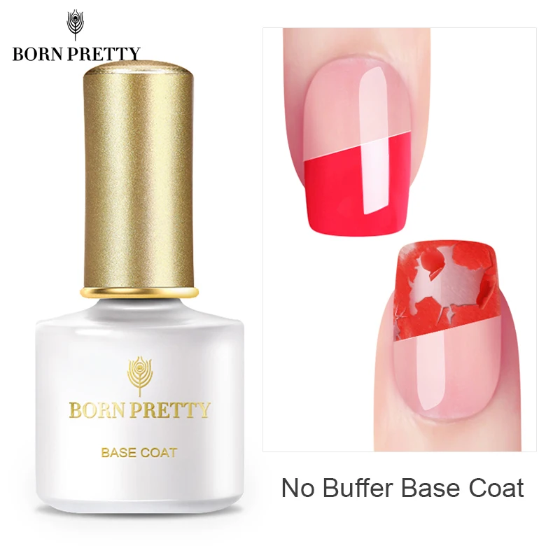 BORN PRETTY не буферное Базовое покрытие гель для ногтей 6 мл Burst Базовое покрытие Гель-лак для ногтей отмачиваемый УФ Гель-лак для ногтей
