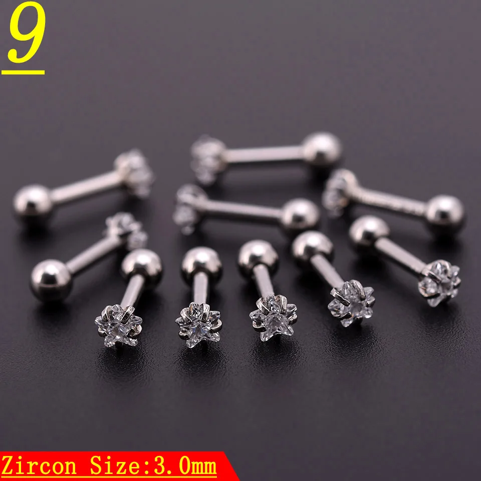 Кольцо штанга из нержавеющей стали для пирсинга ювелирное изделие прокола губ