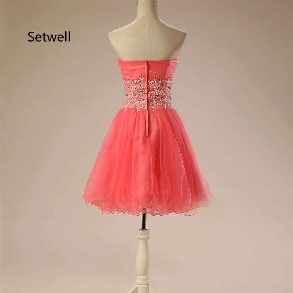 Setwell пикантные новые Бальные платья без бретелек короткое платье для выпускного