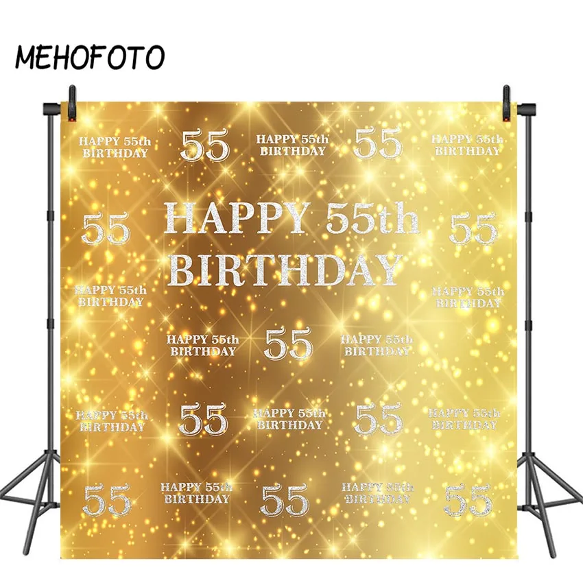 Декорации для дня рождения золотой шаг повтор 50 60 70 80 украшение вечеринки