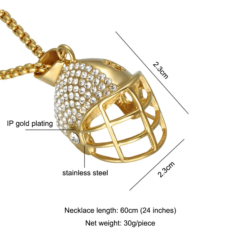 2018 Новый Дизайн Блестящий Bling золота Цвет со стразами шлем Форма