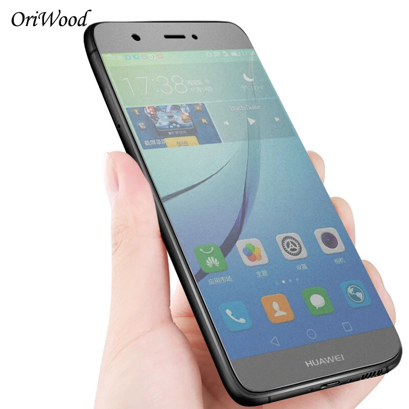 Оридерево 2.5D матовое закаленное стекло анти синий протектор экрана для huawei P Smart