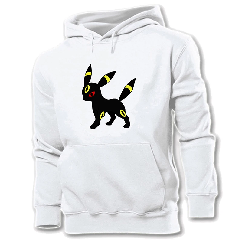 Милый мультяшный Покемон Jolteon Sylveon vaporion Umbreon Leafeon мужская толстовка с капюшоном