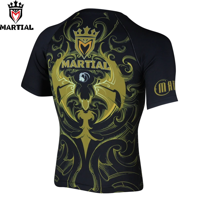 Боевые искусства: Capricorn оригинальный дизайн rashguard ММА футболки боксерские