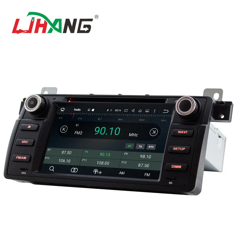 LJHANG 1 DIN Android 6 0 Автомобильный DVD для BMW E46 M3 MG ZT Rover 75 320 318 325 GPS навигация Мультимедиа