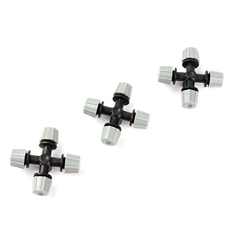 50 шт./лот 6 мм равный крест охлаждение запотевание серая насадка спринклерная