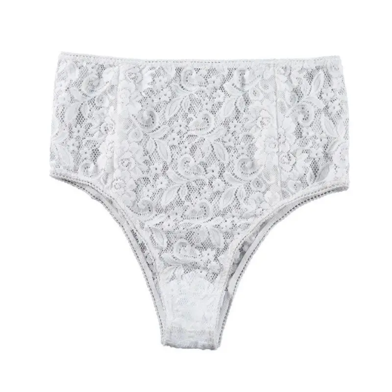 Женское нижнее белье сексуальные стринги кружевные ажурные белые трусики брифы |