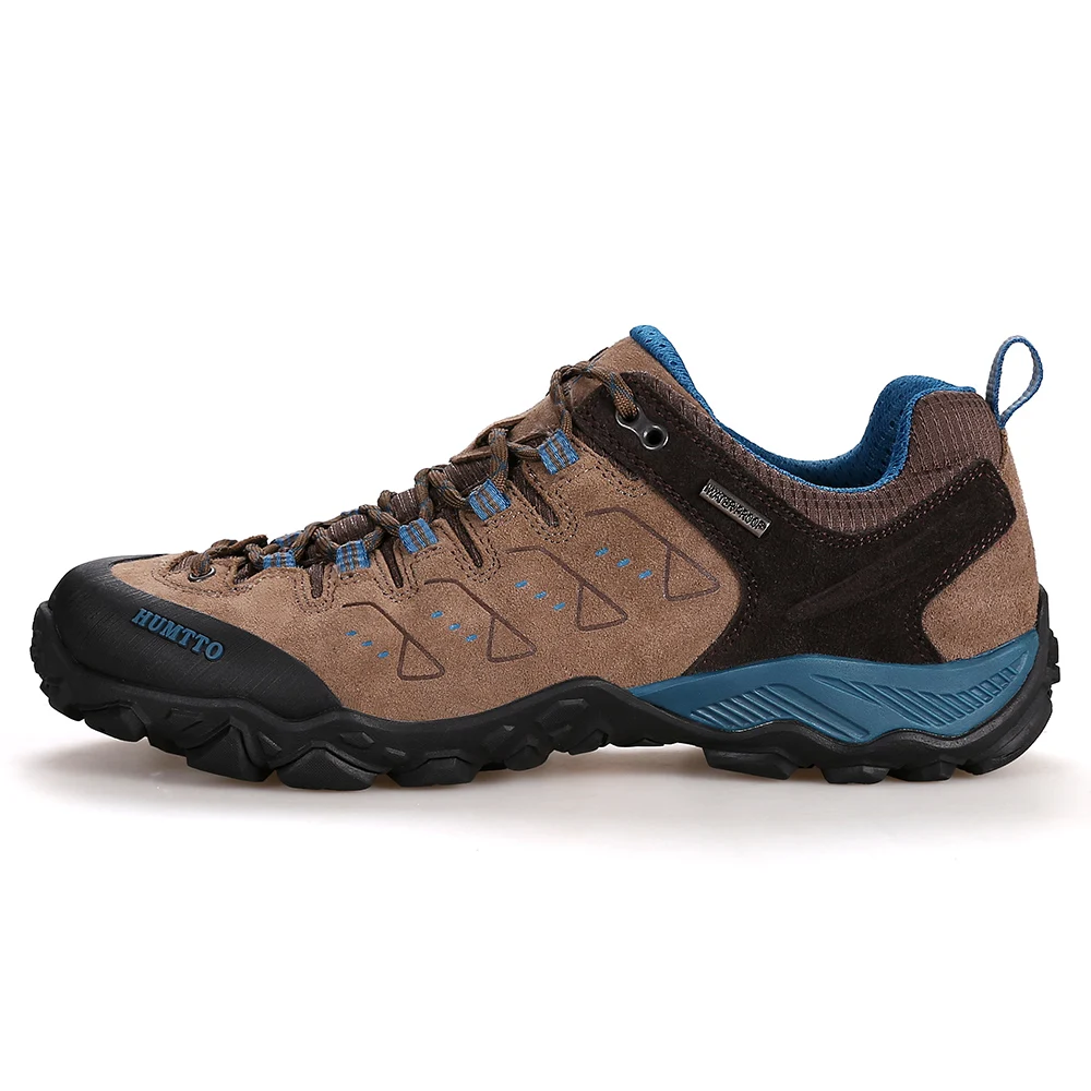 

HUMTTO Men's Leather Outdoor Gym Hiking Trekking Shoes Sneakers For Men Sport Climbing Mountain Trail Tourism Shoes Sneaker Man