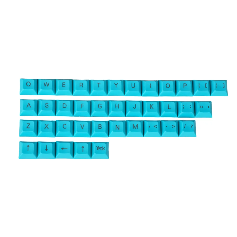 Kit 7 Оптом YMDK Топ Печать DSA 37 ключ Keycap набор 1,4 мм PBT для MX переключатели механическая клавиатура - Цвет: Kit 7
